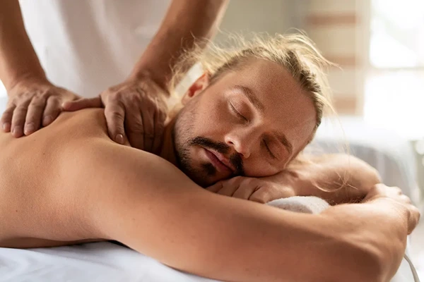 A team of professional and certified male massage therapists providing expert wellness services in Panchsheel Vihar.
