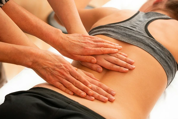 Traditional Thai stretching and acupressure therapy for men in Delhi.