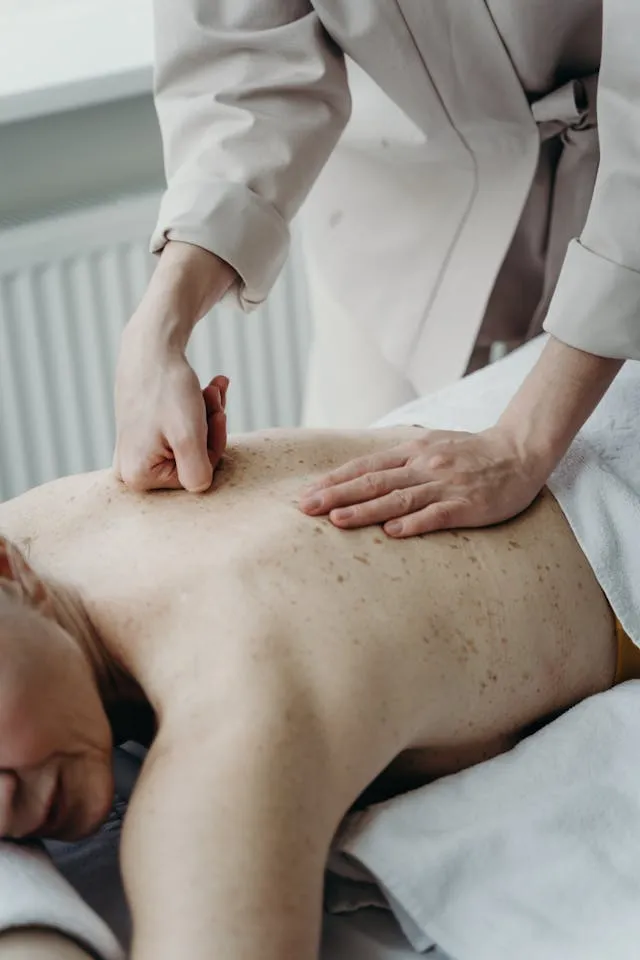 Certified male therapists providing professional doorstep massage services in New Friends Colony.