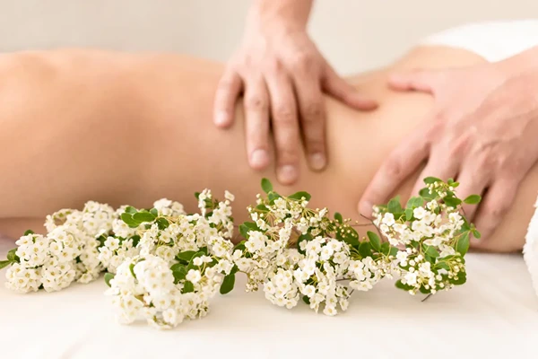 Holistic aromatherapy massage using premium essential oils for mental clarity and calm.