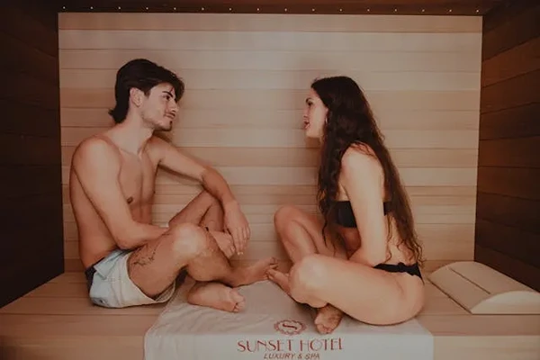 Professional couples massage therapy session for shared relaxation and wellness